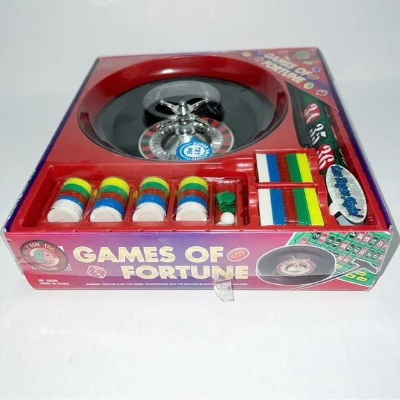 New Roulette Set with Chips & Rake - Picture 2 of 4